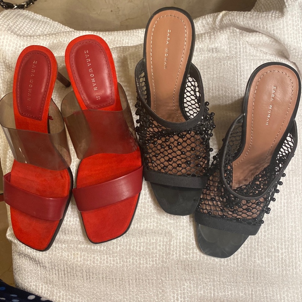 Zara Slip on Sandals